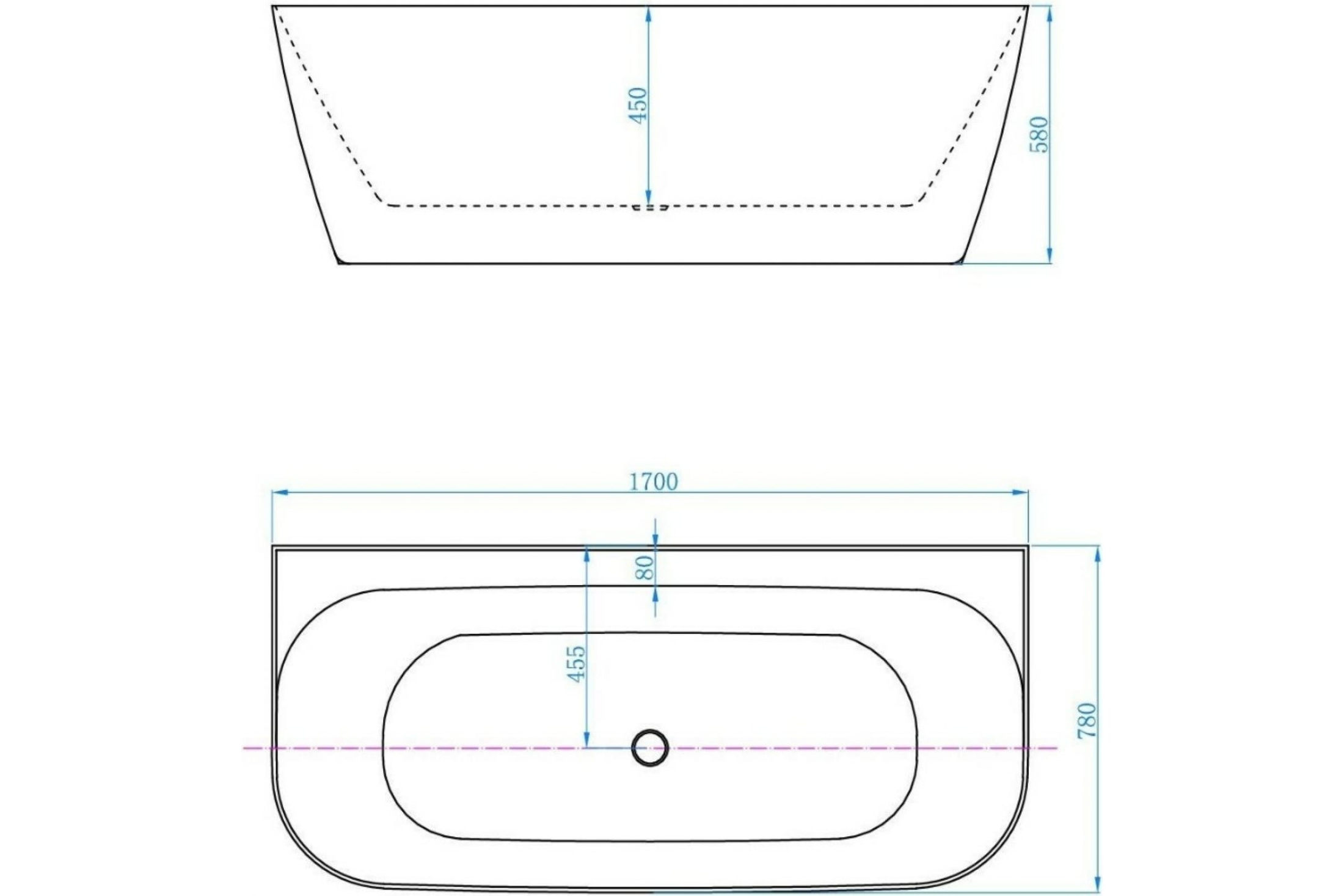 Акриловая ванна Allen Brau Priority 3 170x78 2.31003.20 белый глянец Акриловая ванна Allen Brau Priority 3 170x78 2.31003.20 белый глянец