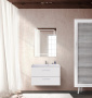 Тумба с раковиной подвесная  BelBagno AURORA 80 Pino Pasadena, раковина белая Тумба с раковиной подвесная  BelBagno AURORA 80 Pino Pasadena, раковина белая