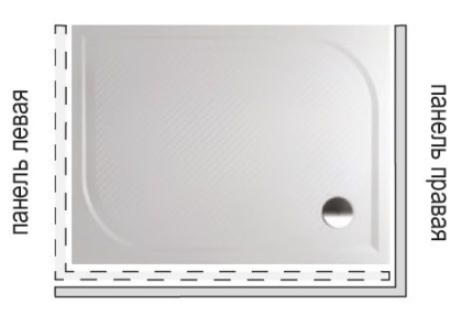 Панель для душевого поддона Riho Kolping P32 L 100x80x10 331L P32005000000000 Панель для душевого поддона Riho Kolping P32 L 100x80x10 331L P32005000000000