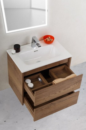 Тумба с раковиной подвесная BelBagno KRAFT 39-60 Bianco Opaco, раковина белая Тумба с раковиной подвесная BelBagno KRAFT 39-60 Bianco Opaco, раковина белая