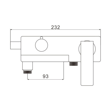 Смеситель для ванны, латунь R1402F Смеситель для ванны, латунь R1402F