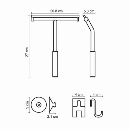 K-211 Скребок для душевой кабины