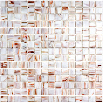 Мозаика стеклянная Queen (чип 4*20*20) 327*327(20шт.-2,139м2), м2