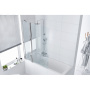 Шторка для ванны EXCELLENT Серия 900 100 см (хром)