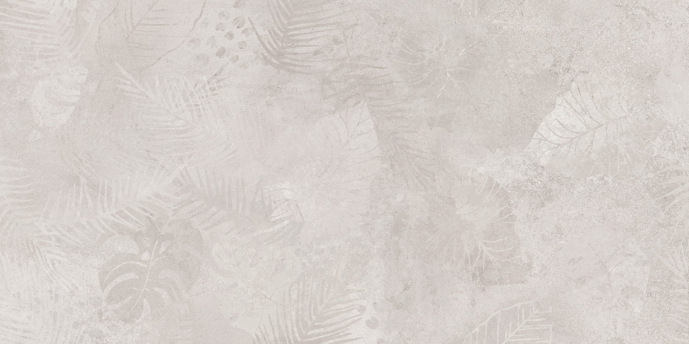 Керамогранит Meissen Keramik State листья серый ректификат 44,8x89,8 A16885