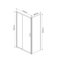Душевой уголок Garda VSR-1G8011CL, 1100*800, хром, стекло прозачное