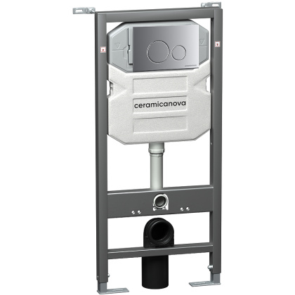 Сет 4 в 1 Инсталляция с кнопкой+унитаз+шумоизоляция