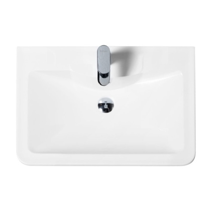 Тумба с раковиной напольная BelBagno ALBANO 60 Bianco Lucido, раковина белая Тумба с раковиной напольная BelBagno ALBANO 60 Bianco Lucido, раковина белая