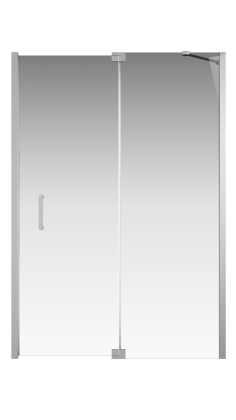 Душевая дверь Creto Tenta 123-WTW-140-C-CH-8 стекло прозрачное EASY CLEAN, профиль хром, 140х200 см