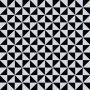 Керамическая мозаика Triangolo Chess Matt, Geometry