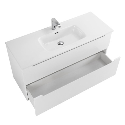 Тумба с раковиной подвесная BelBagno ETNA-H60 120 Bianco Lucido, раковина белая Тумба с раковиной подвесная BelBagno ETNA-H60 120 Bianco Lucido, раковина белая