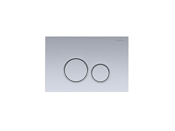 Панель смыва Aquatek Хром матовая ободок хром (клавиши круглые) KDI-0000019