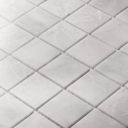 Мозаика, нат. мрамор, WHITE POLISHED 48х48, Classic Мозаика, нат. мрамор, WHITE POLISHED 48х48, Classic