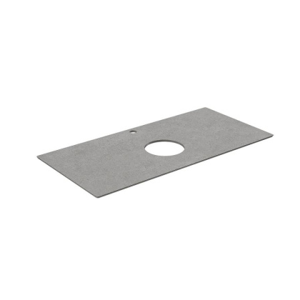 Столешница из керамогранита Фондамента 100, серая, PL1.DL500920R\100