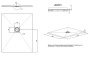 Душевой поддон Allen Brau Priority 100x80 8.31003-21 белый камень Душевой поддон Allen Brau Priority 100x80 8.31003-21 белый камень