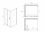 Душевой уголок ABBER Sonnenstrand AG07090B-S70B
