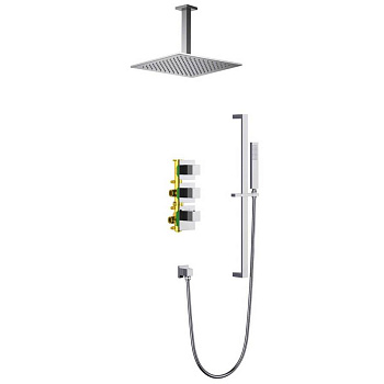 Душевая система Timo Selene SX-2229/00SM скрытого монтажа, термостат, хром