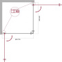 Душевой уголок BelBagno ETNA-AH-2-70/80-C-Cr Душевой уголок BelBagno ETNA-AH-2-70/80-C-Cr