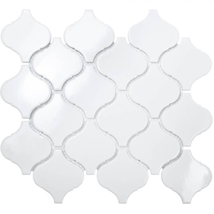 Керамическая мозаика, Latern White Glossy, Shapes Керамическая мозаика, Latern White Glossy, Shapes