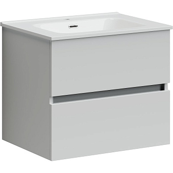 Тумба подвесная SANCOS Urban 590х450х550, c двумя ящиками оснащенными доводчиками, белый глянец , арт. UR60W Тумба подвесная SANCOS Urban 590х450х550, c двумя ящиками оснащенными доводчиками, белый глянец , арт. UR60W