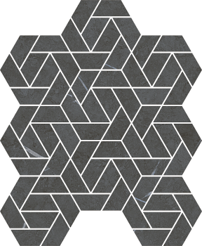 Мозаика 620110000158 Metropolis Айкон Империал Блэк (34,7см*28,6см*9мм) (6шт/0,462м2) матовый, шт