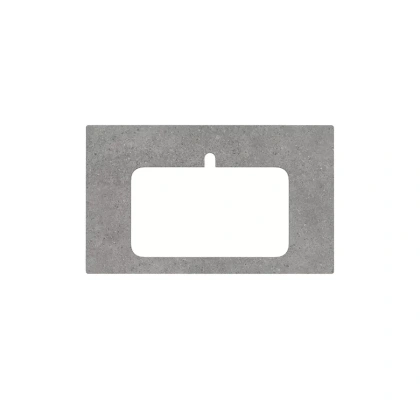 Столешница из керамогранита Фондамента 80, серая, PL2.DL500920R\80