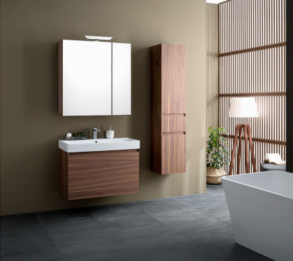 Тумба под раковину Aquanet Нью-Йорк 85 орех Тумба под раковину Aquanet Нью-Йорк 85 орех