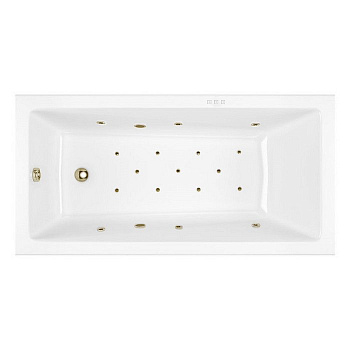 Ванна EXCELLENT Wave Slim 180x80 "RELAX" (бронза)