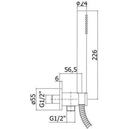 Душевой комплект Paffoni Green 5 в 1 (сет 9)