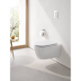 Сиденье для унитаза с микролифтом, GROHE Essence Ceramic, 4х36 см, белое, 39577000