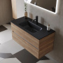 Тумба подвесная SANCOS Urban 990х450х550, c двумя ящиками оснащенными доводчиками, дуб галифакс натуральный , арт. UR100EG Тумба подвесная SANCOS Urban 990х450х550, c двумя ящиками оснащенными доводчиками, дуб галифакс натуральный , арт. UR100EG