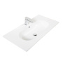 Тумба со стеклянной матовой раковиной напольная BelBagno KRAFT 100 Bianco Opaco, раковина белая Тумба со стеклянной матовой раковиной напольная BelBagno KRAFT 100 Bianco Opaco, раковина белая