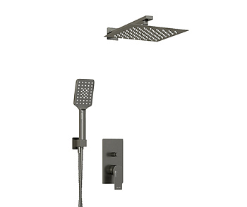 A84202 Встраиваемый комплект для душа с верхней душевой насадкой и лейкой Wasserkraft