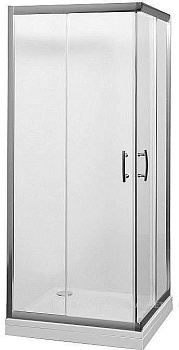 Душевой уголок Aquanet Alfa Cube NAA1142 100x100, прозрачное стекло