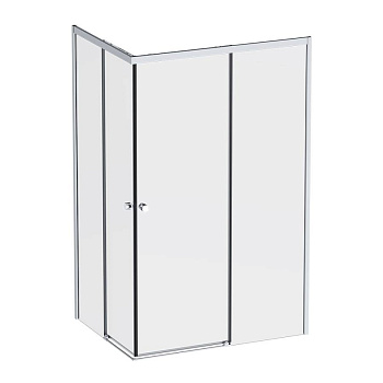 W94G-403-12090-MТ Душевое ограждение X-Joy Square Slide 120х90, мат Хром, прозрачное