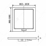 Душевой поддон RGW GWS-01 100х100 03150100-01 Душевой поддон RGW GWS-01 100х100 03150100-01