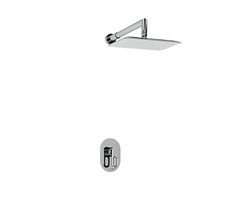 A12831 Встраиваемый комплект для душа с верхней душевой насадкой Wasserkraft