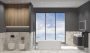 Плитка Eclettica Anthracite Struttura Diamond 3D M1J7 40x120