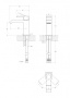 PORTA-LS1-SS Смеситель для раковины однорычажный, с донным клапаном, исполнение sunset