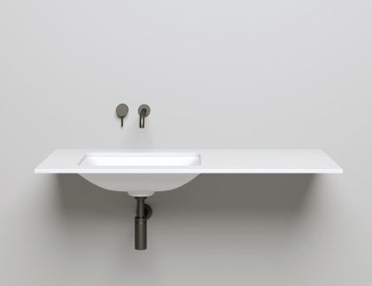 
Встраиваемая раковина Salini Marea 06 S-Stone 55*40 цветная матовая (по RAL)