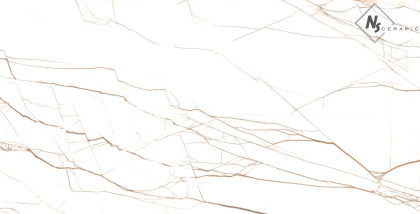 NS Ceramic Керамогранит с Эффектом Камня NSC1273 White 60x120 - керамическая плитка и керамогранит