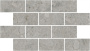 Декор Чеппо ди Гре мозаичный серый матовый обрезной 34,6x20x0,9