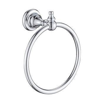 Полотенцедержатель в форме полукольца удлиненный, RG1106 Rose, Хром