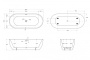 Акриловая ванна BELBAGNO BB417-1900-800 Акриловая ванна BELBAGNO BB417-1900-800