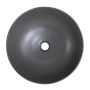 Раковина накладная керамическая, круглая, чёрная матовая, BB1315-H301, 410x410x130