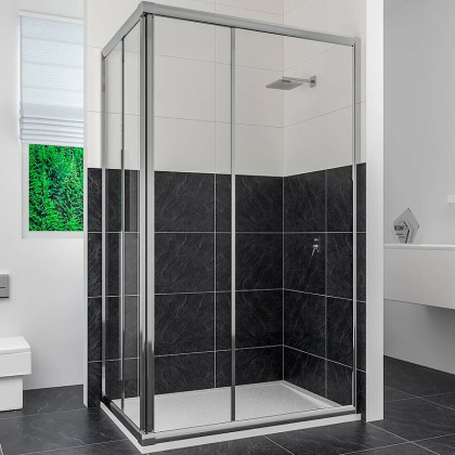 Душевой уголок RGW Classic CL-42 120x80 04094282-11 профиль Хром стекло прозрачное