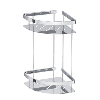 A7454200 Sense L Полка для душа угловая двухъярусная, хром A7454200 Sense L Полка для душа угловая двухъярусная, хром