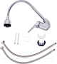 OneLife P11-004cr полимерный смеситель для кухни с гибким изливом, хром OneLife P11-004cr полимерный смеситель для кухни с гибким изливом, хром