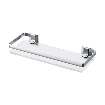 A7455100 Sense L Полка  стеклянная, алюминий A7455100 Sense L Полка  стеклянная, алюминий