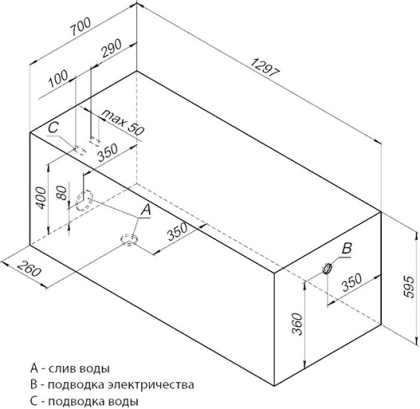 Акриловая ванна Aquanet West 130x70 (с каркасом) Акриловая ванна Aquanet West 130x70 (с каркасом)